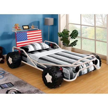 FREEDOM RACER TWIN BED WHITE CM7765
